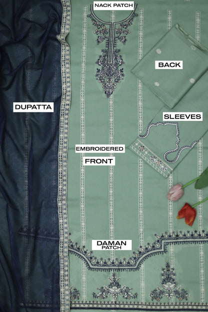 Maria-B*Lawn Cotton Fabric*