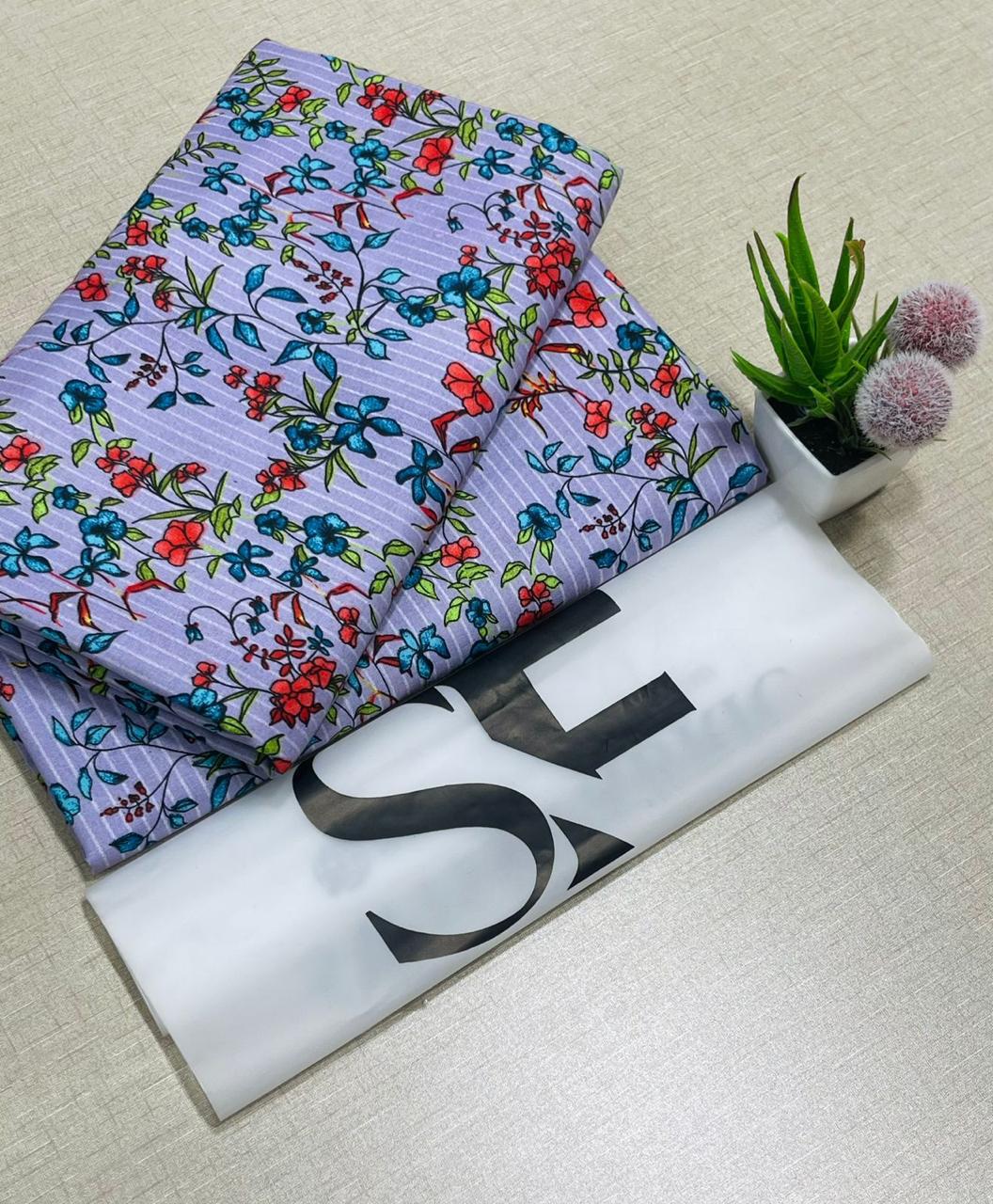 Floral Prints New Arrival,Summer Collection 2026, 2pc,Front Full Digital Printed Shirt*