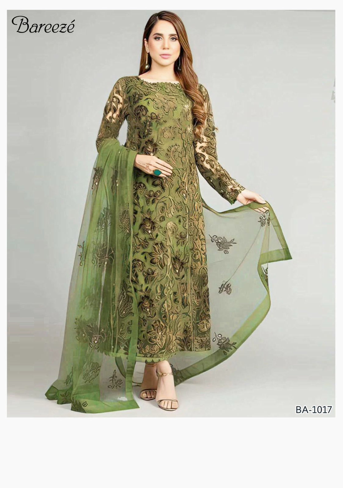Ladies winter collection Embroidered Bareezé