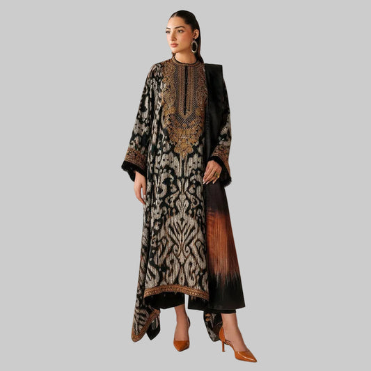 WHITE & Black, Lawn & Chiffon