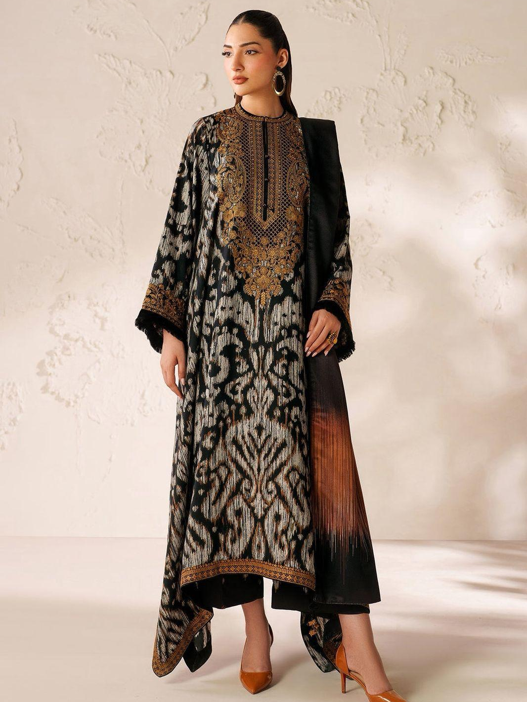 WHITE & Black, Lawn & Chiffon