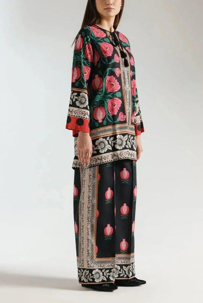 New Arrival stitched 2 piece printed shirt, trouser