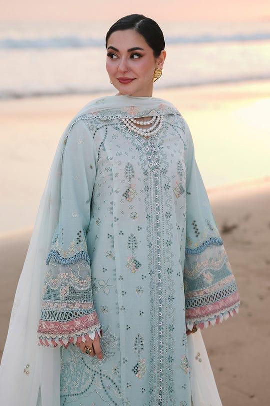 Qalamkar,Front Full Heavy Multi-Head Embroidered