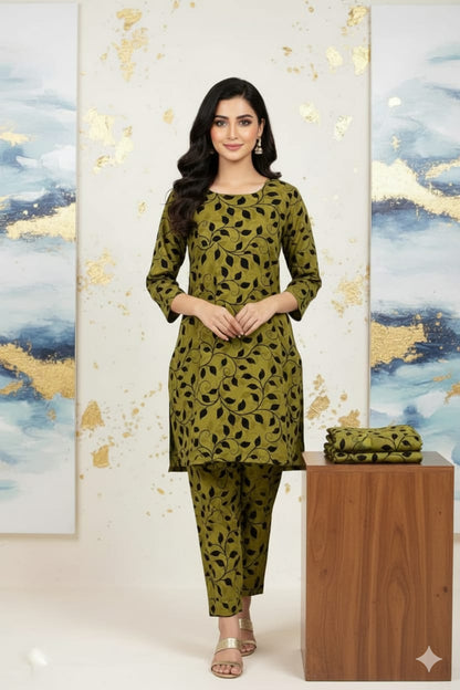 Floral Prints New Arrival,Summer Collection 2026, 2pc,Front Full Digital Printed Shirt*