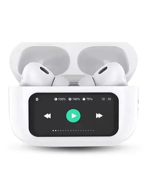 Premium A9 PRO Airbuds Wireless Bluetooth Earbuds Digital Display ANC + NC Wireless Charging Touch Control