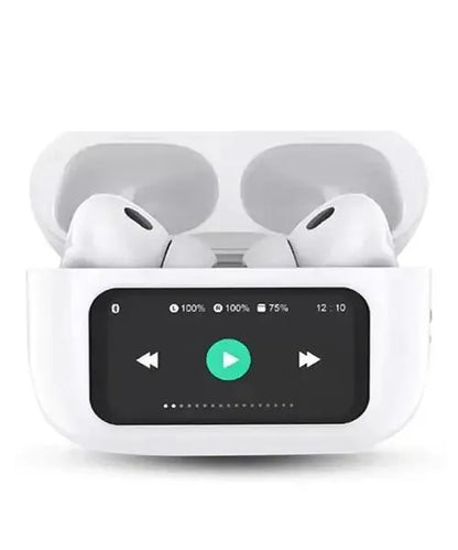 Premium A9 PRO Airbuds Wireless Bluetooth Earbuds Digital Display ANC + NC Wireless Charging Touch Control