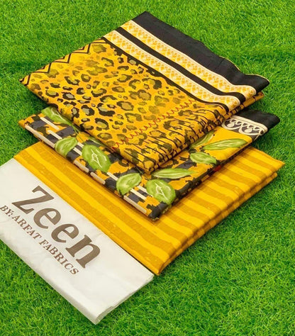 Zeen LAWN 3PC ⁠PRINTED LAWN* SHIRT & DUPATA, 50 colours and designs