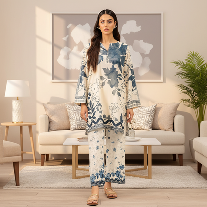 Limelight Banadora printed lawn shirt, trouser & dupatta