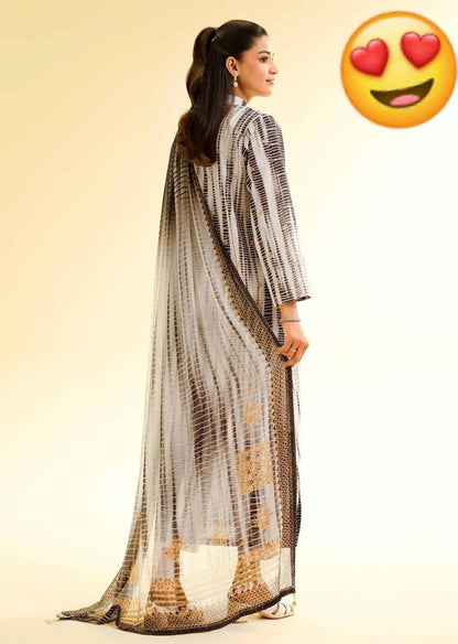 Ladies stitched lawn fine quality 3PCS