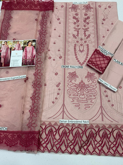 RANG RASIYA  lawn embroidered suit
