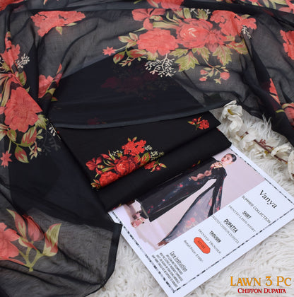 SUMMER COLLECTION 2026,MIX BRANDED DRESS, UNSTITCHED, STUFF: LAWN 90/70,ALLOVER PRINTED