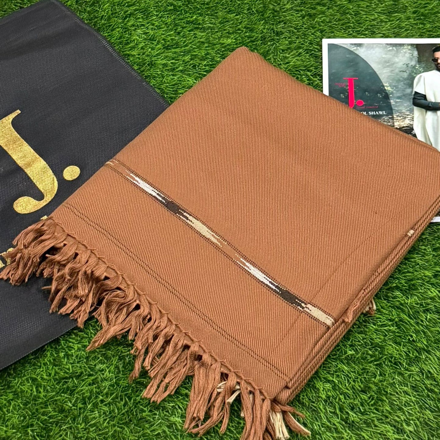 Men's pure wool shawl