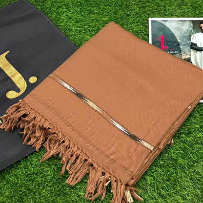 Men's pure wool shawl