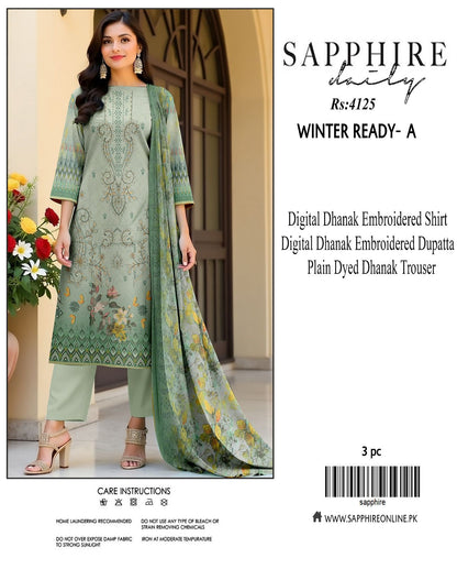 Sapphire dhanak for winter 9 colors