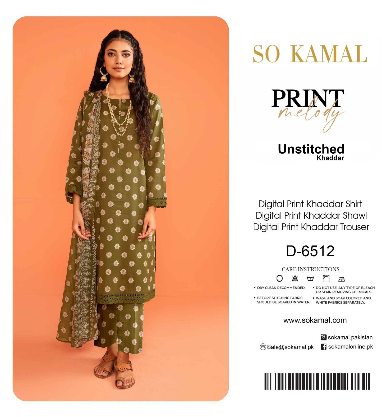 Winter unstitched branded khaddar 2025-26*