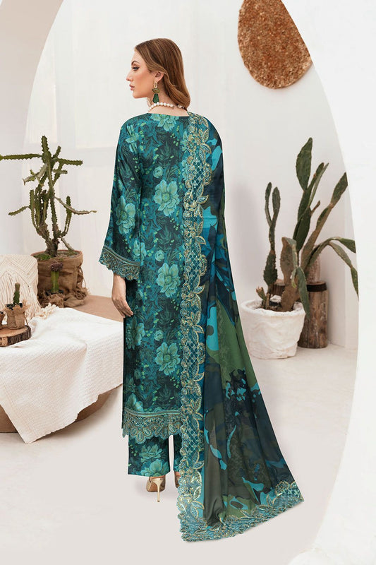 Tawakal printed lawn 90/70*
*03PCS unstitched dress*