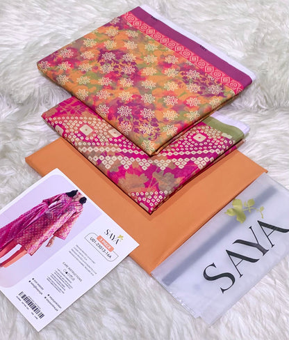 SAYA 2026 💯 Original *Printed 3pc Collection, Lawn