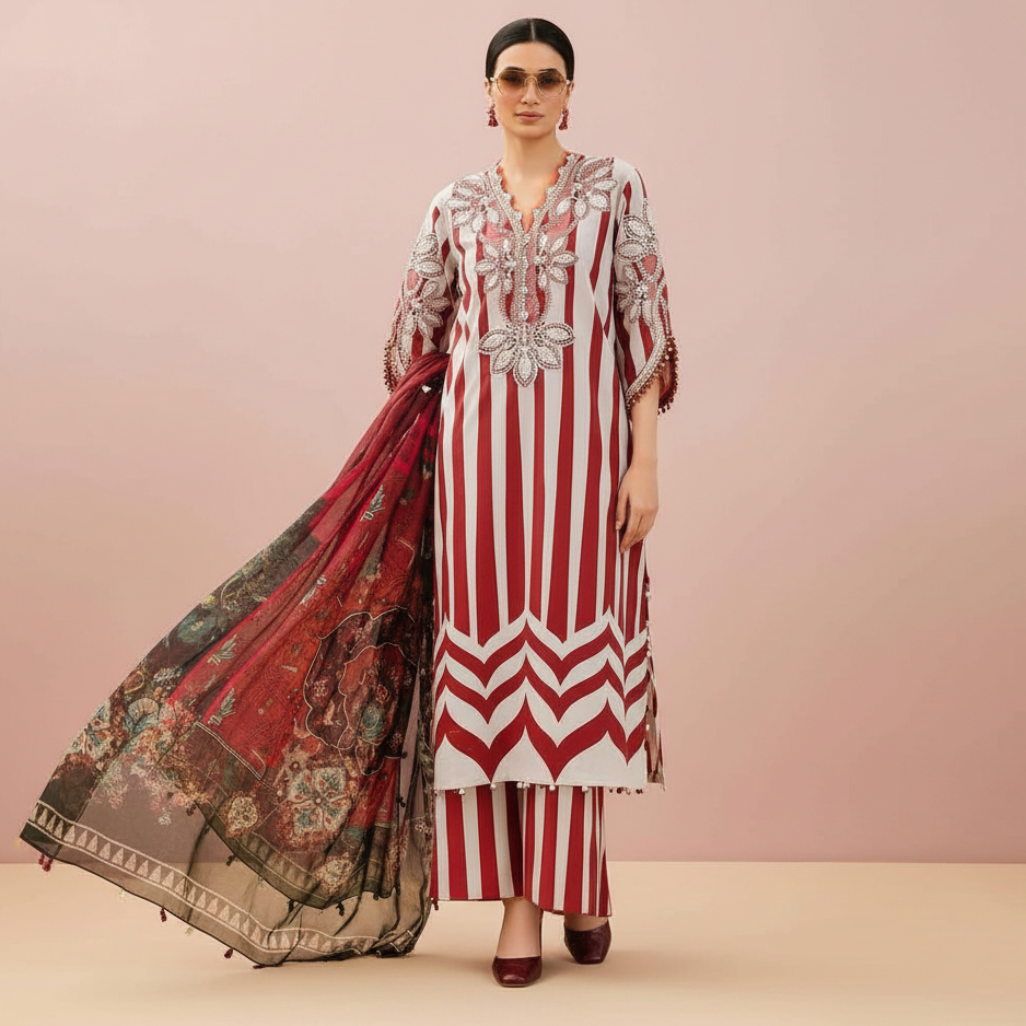 MARIA B M PRINT LAWN COLLECTION VOL-02- 2025