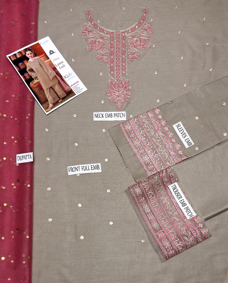 Maria B Summer collection 3pc Lawn fine quality