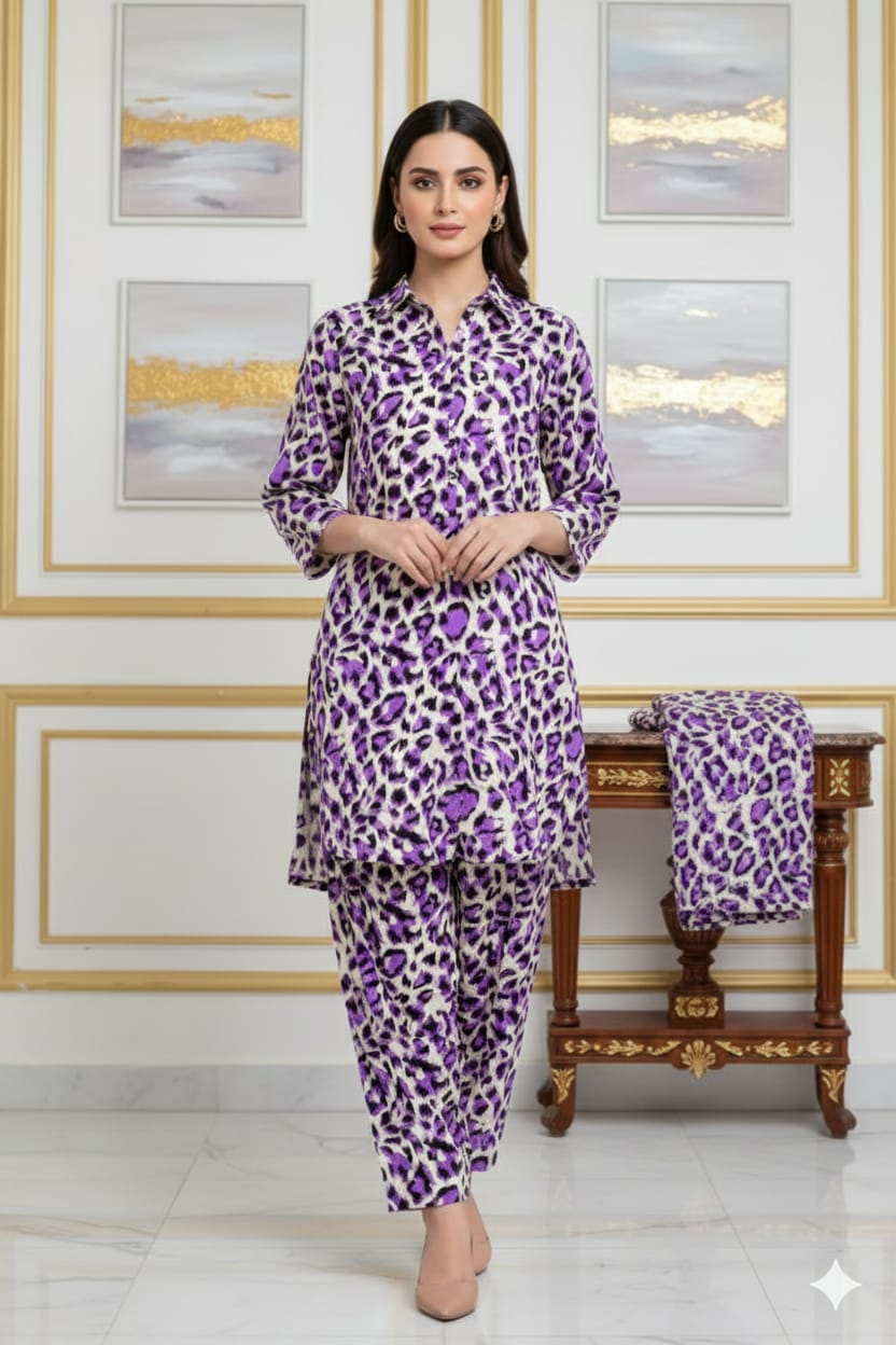 Floral Prints New Arrival,Summer Collection 2026, 2pc,Front Full Digital Printed Shirt*