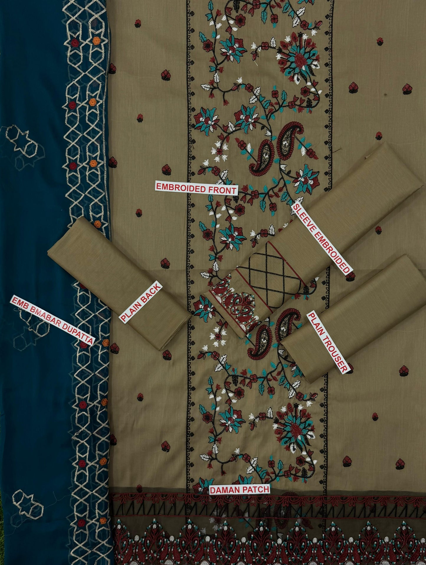 Bin Ilyas*FABRIC*LAWN 90/70*
3pc