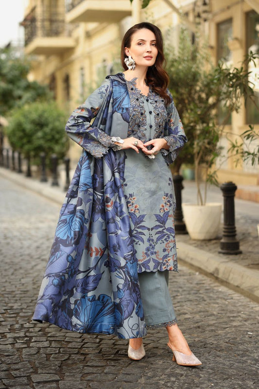 Rang Rasiya, 03PCS unstitched dress, lawn 90/88*