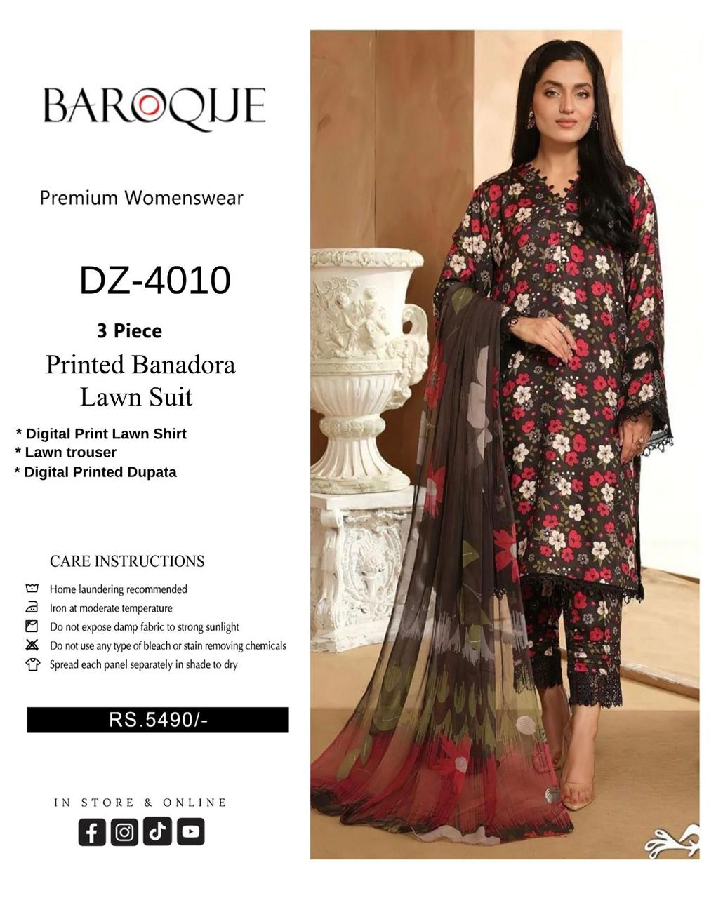 Fabric Lawn Banadora, Printed Lawn BanadoraShirt