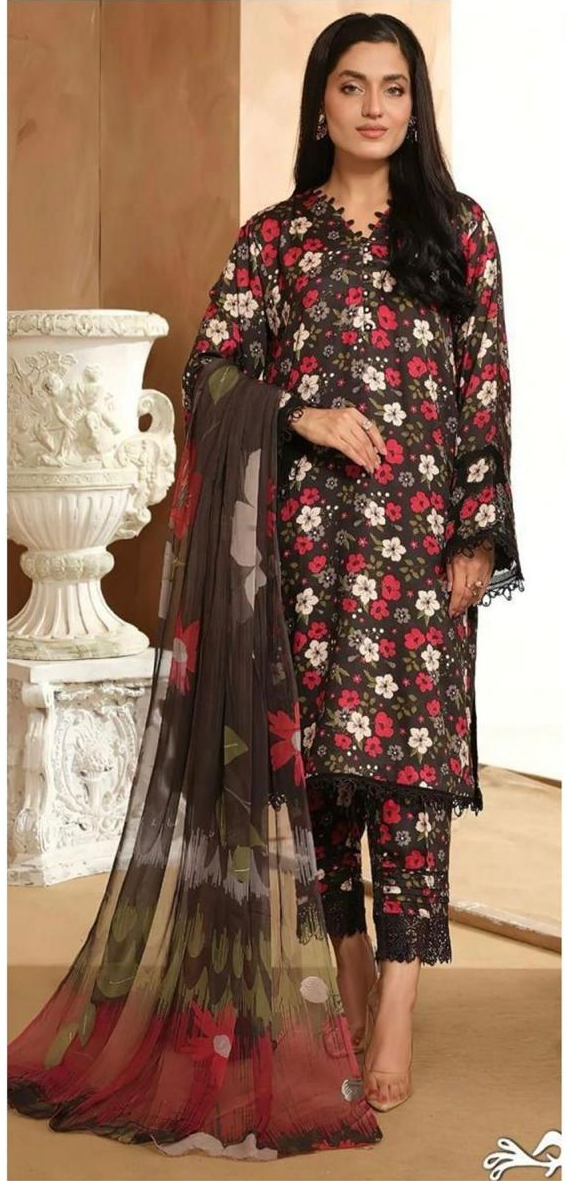 Fabric Lawn Banadora, Printed Lawn BanadoraShirt