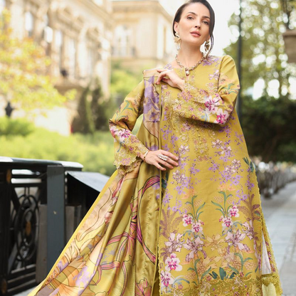 Rang Rasiya MOST DEMANDING EDITION, 03PCS UNSTITCHED SUIT,FABRIC lawn90/88*