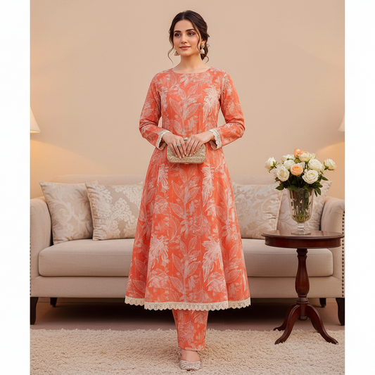 RUPAS, Digital Printed Lawn, Shirt & Trouser