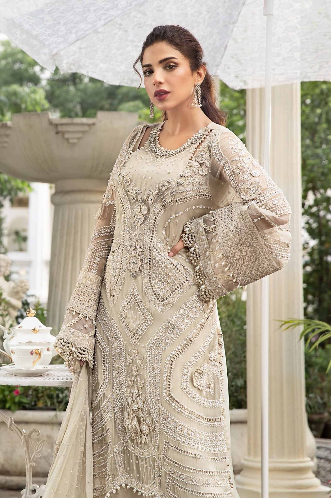 Maria B, Chiffon Suit