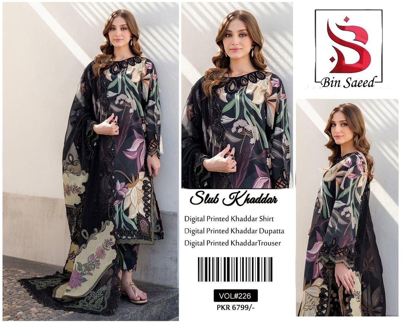Stock clearance,at 50% discount, Bin Saeed/Baroque/ Iznik Premium,  Khadder