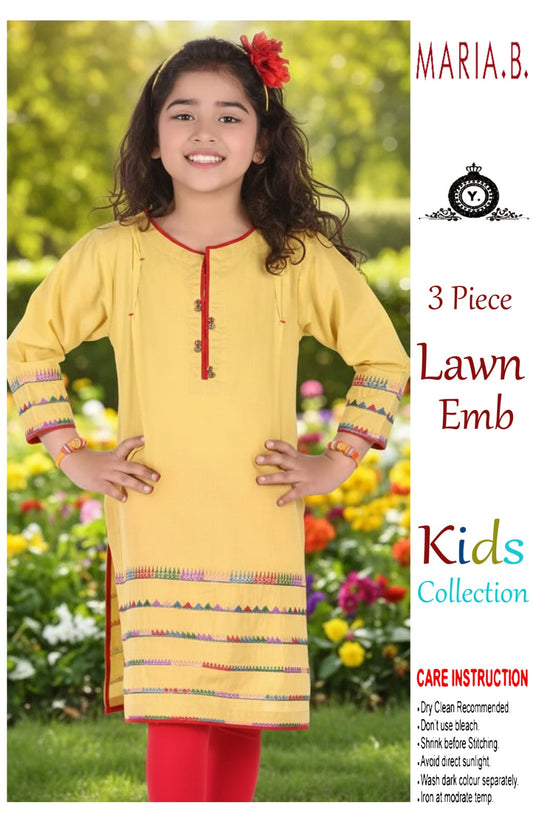 Maria B Summer collection 3pc Lawn fine quality