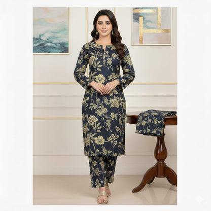 Floral Prints New Arrival,Summer Collection 2026, 2pc,Front Full Digital Printed Shirt*