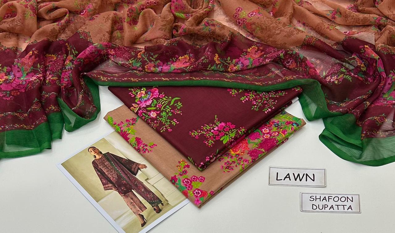 Maria B, Elam, Sabyasachi, wn 3pc 90/70*