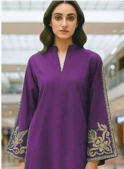 SAPPHIRE, PURE LAWN 2PC EMBROIDERED