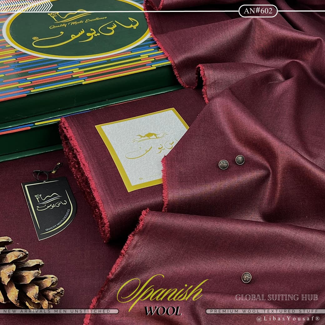 Men's winter collection Spanish Wool Libas Yousaf