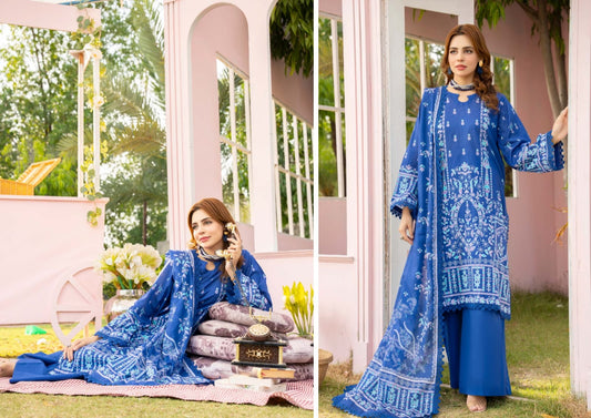 RAABI-Printed Luxury Lawn Shirt 9 colors