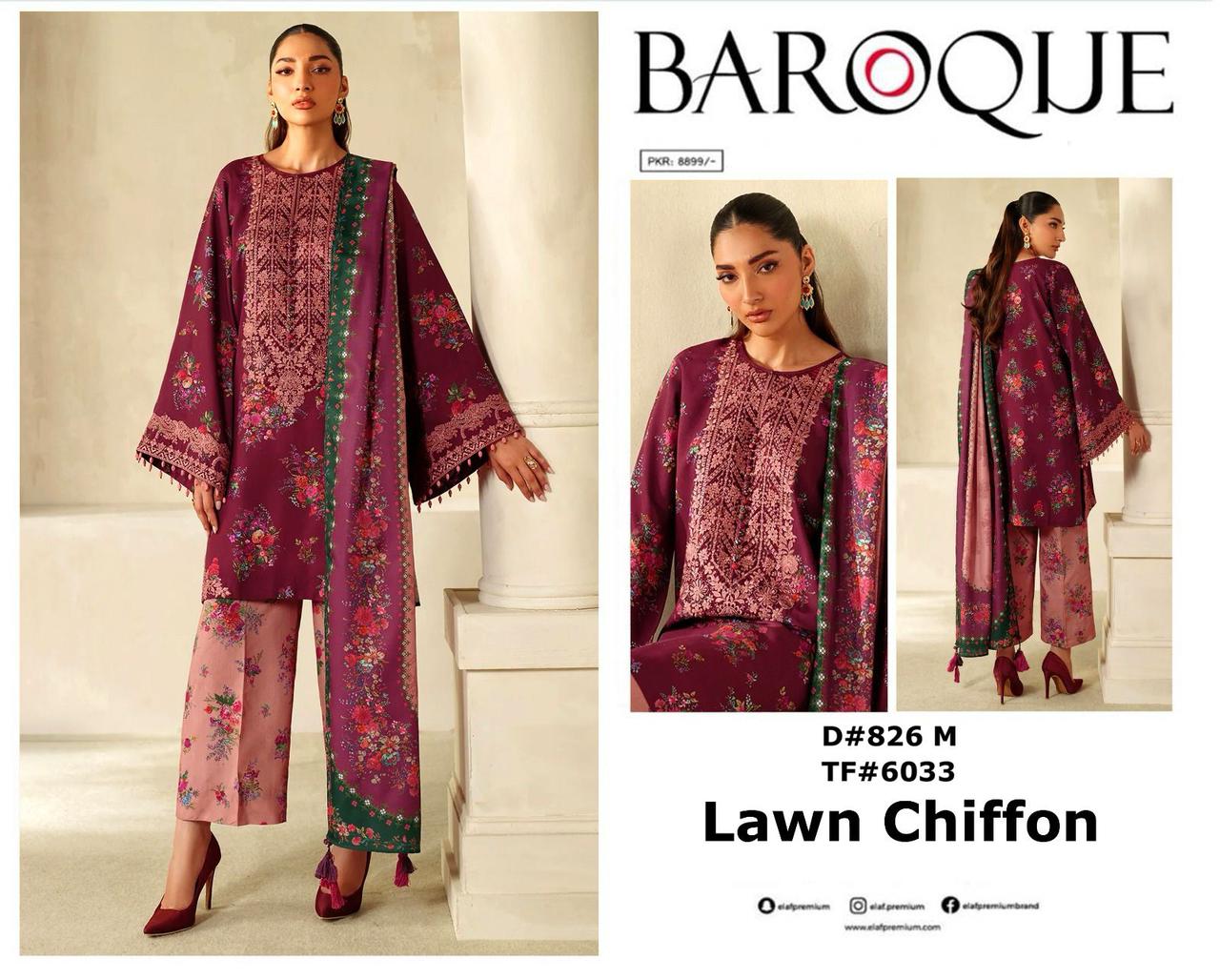 Maria B, Elam, Sabyasachi, wn 3pc 90/70*