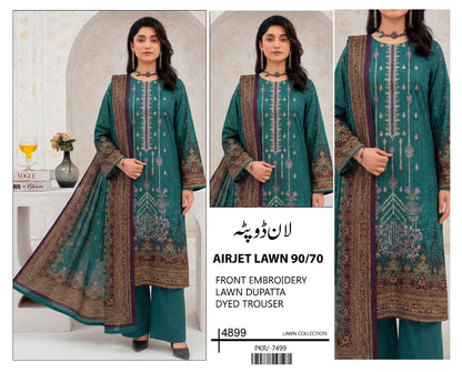 Lawn with dupatta