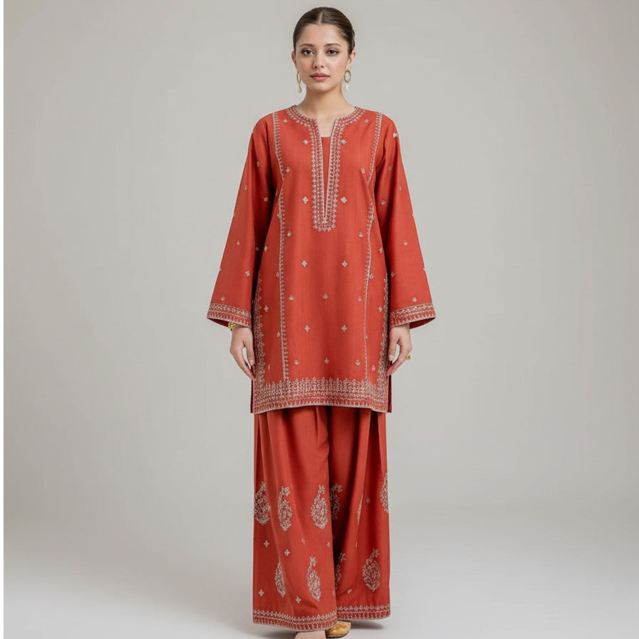 URGE,PURE 2PC EMBROIDERED, AIRJET 90/70 LAWN