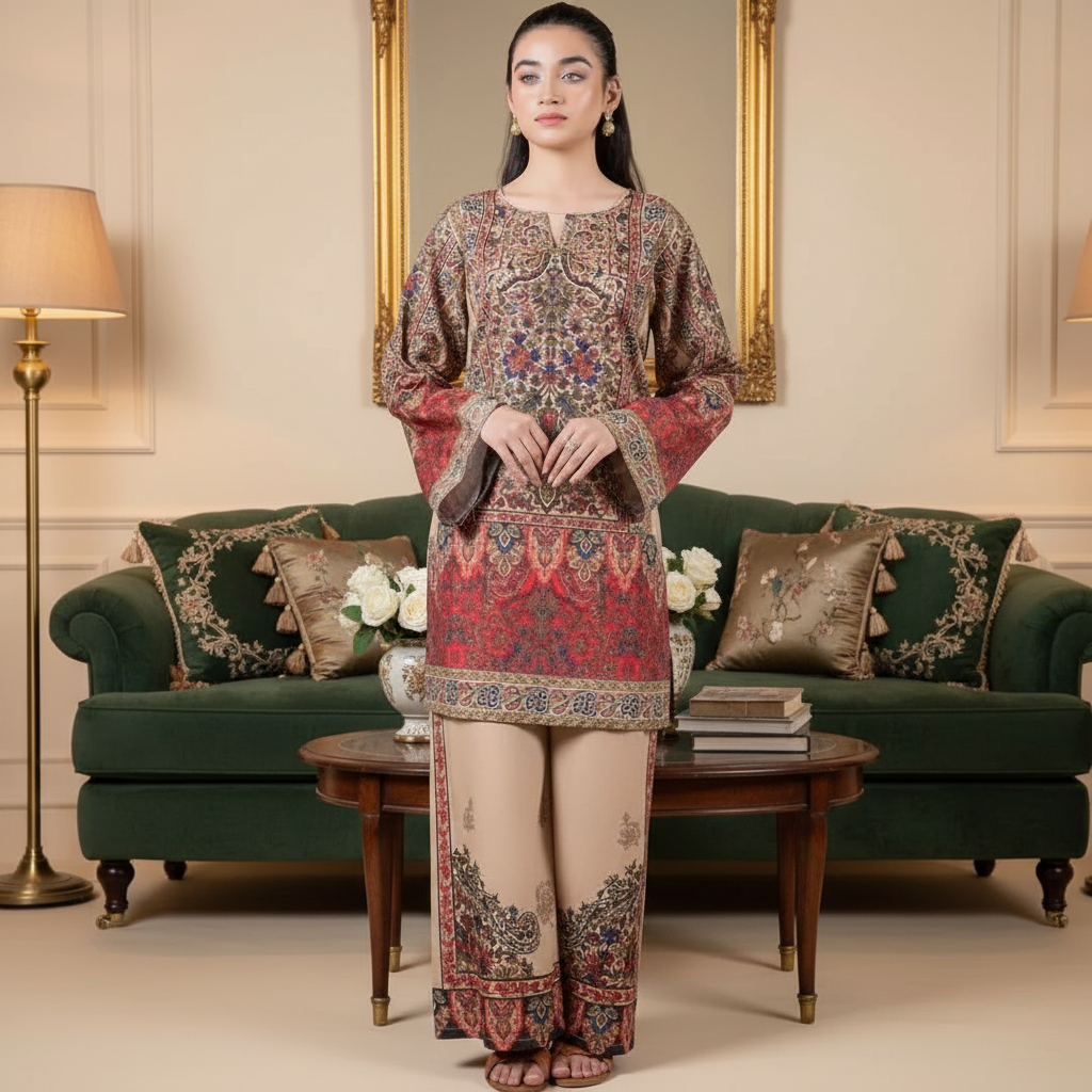 GUL-AHMAD YOLO TWO PC CO-ORD SET
