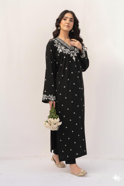Lawn 2 PC*Embroidered shirt and Sleeves*