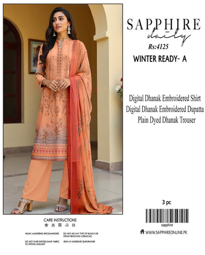 Sapphire dhanak for winter 9 colors